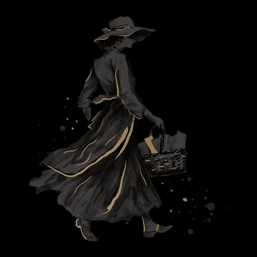 Tecknad bild på Maria Zoégas goende