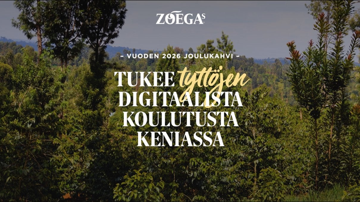 Joulukahvi 2026 tukee tyttöjen digitaalista osaamista Keniassa. 