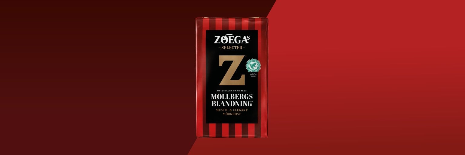 Bild på Zoegas kaffepaket Mollbergs Blandning