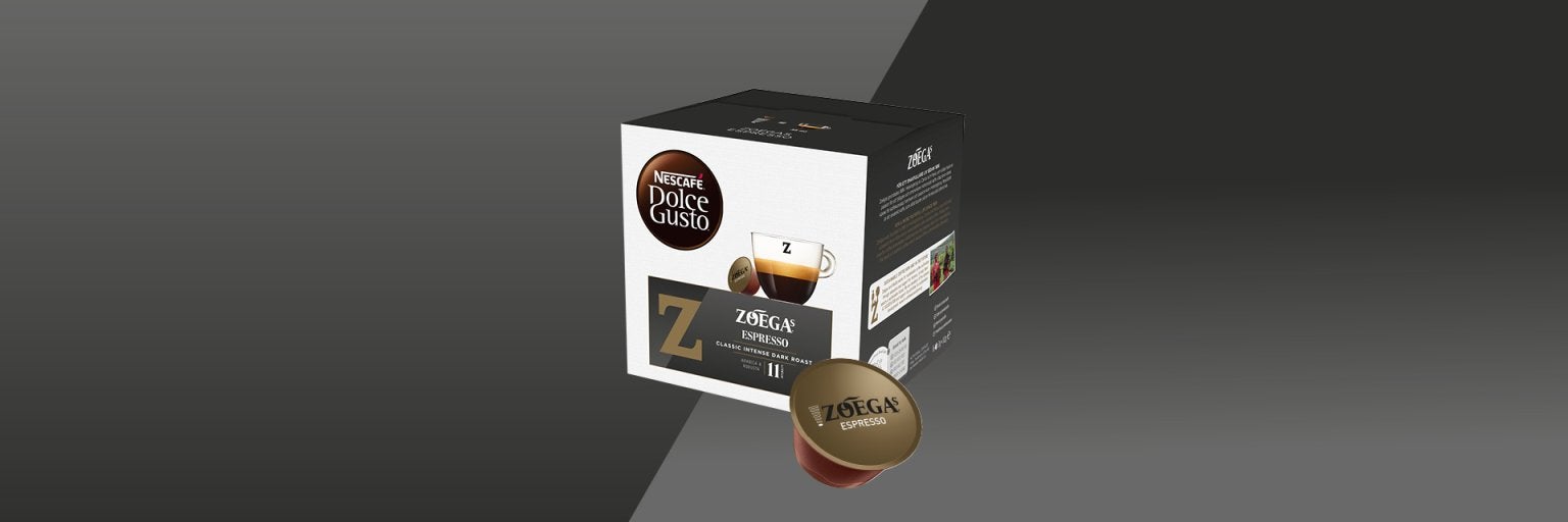 bild på ett paket kaffekapslar