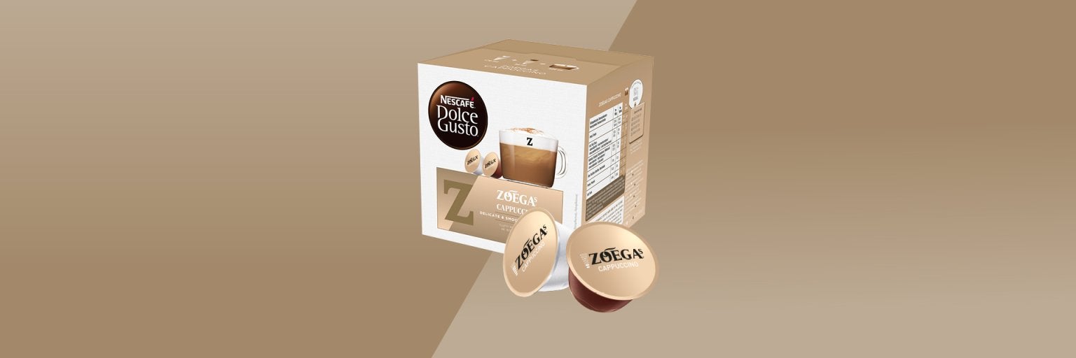 bild på ett paket kaffekapslar
