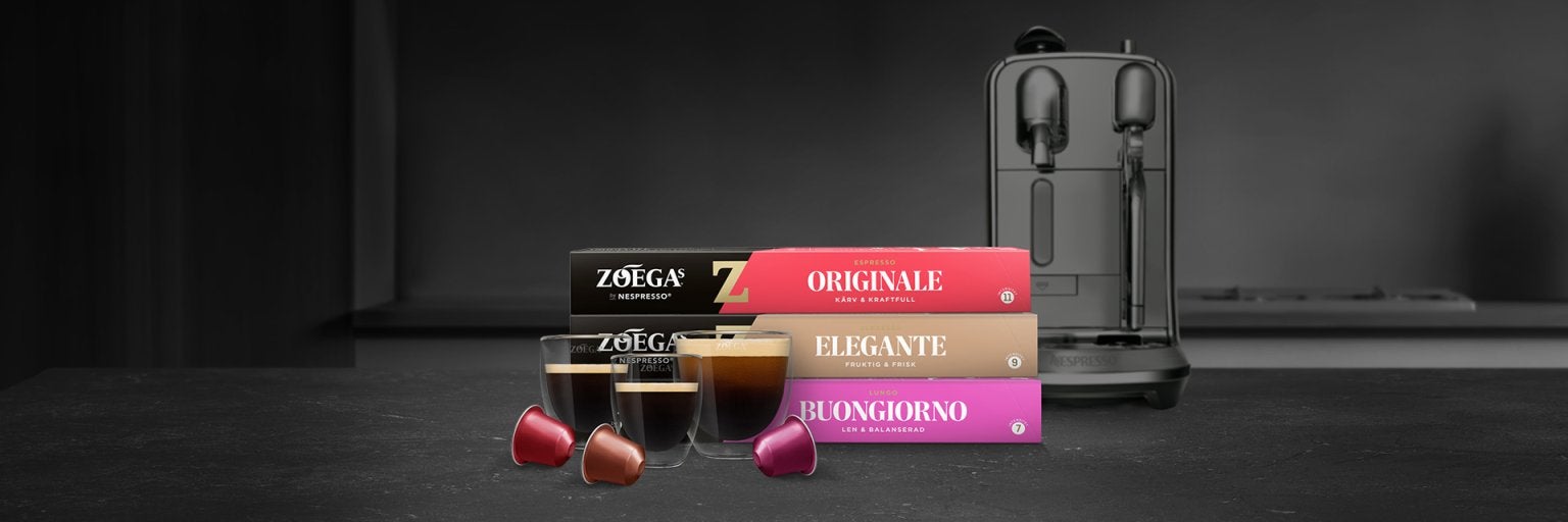 Zoégas by Nespresso med maskin