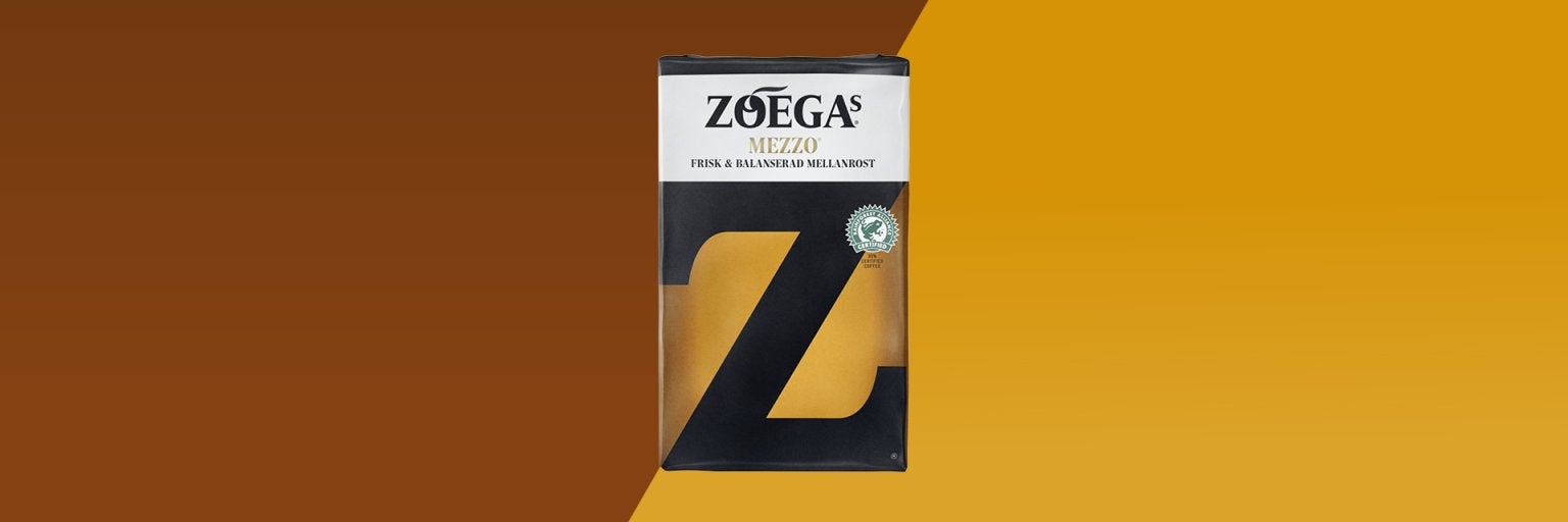 Picture of coffee package with brown background 1