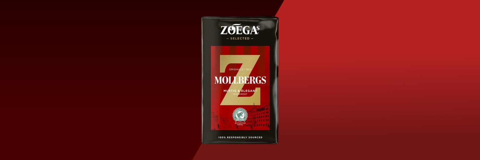 Bild på Zoegas kaffepaket Mollbergs Blandning