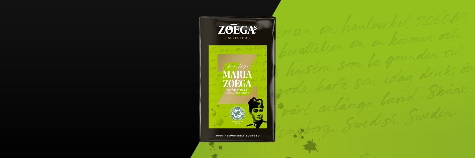 Bild på Zoegas kaffepaket Maria Zoéga