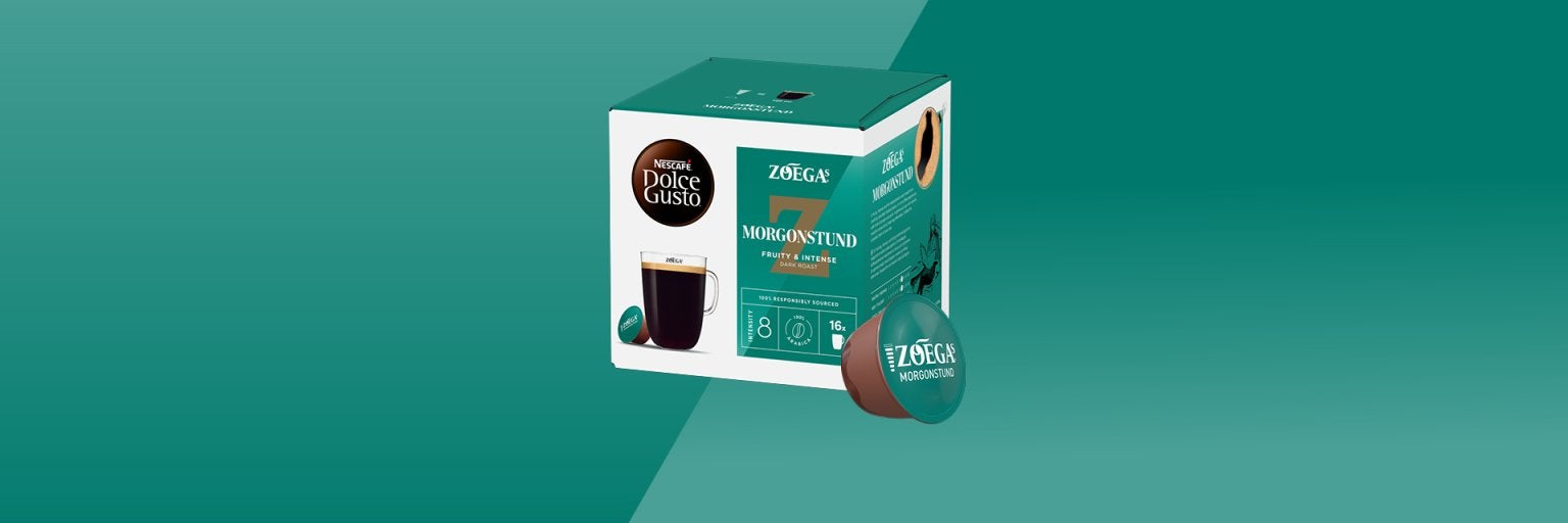 Bild på ett paket kaffekapslar