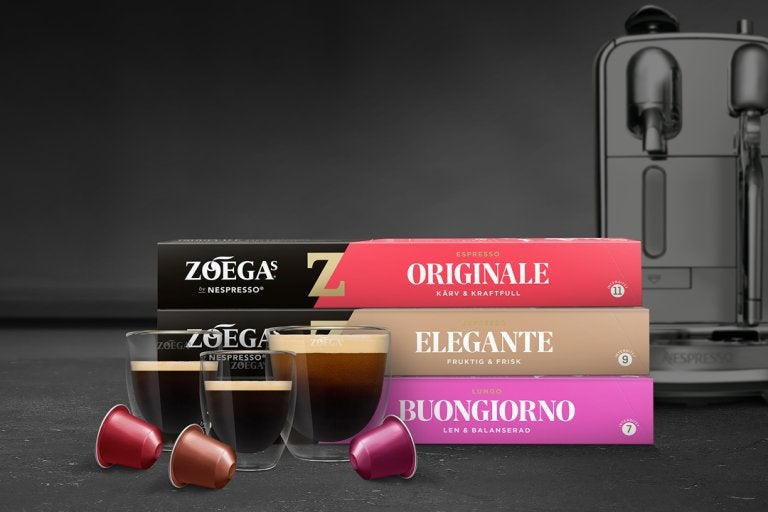 Zoégas by Nespresso med maskin