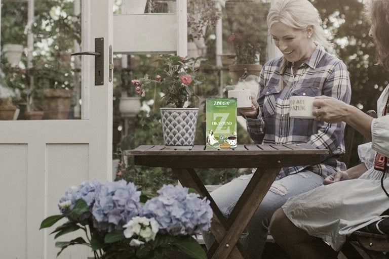 Bild på fika stund