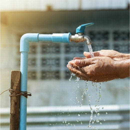 Washing hands