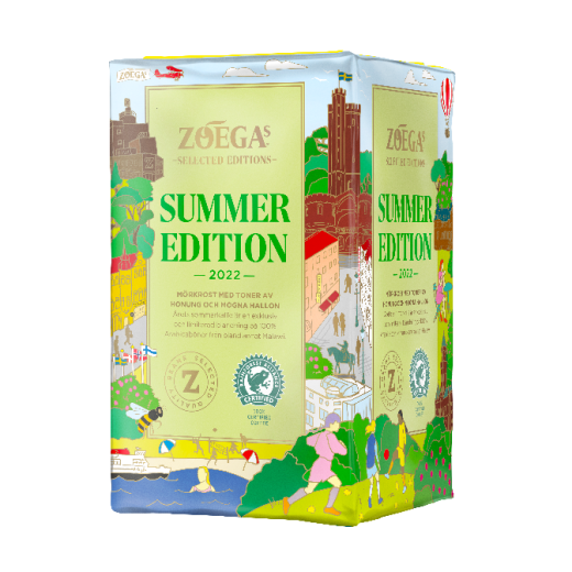 picture of summery coffee package