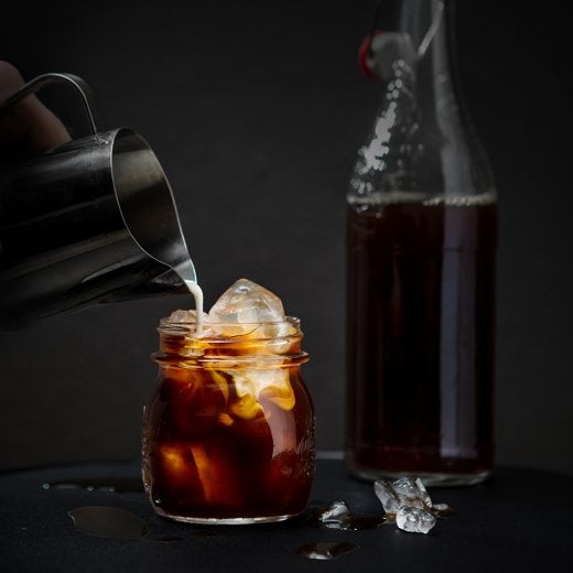 Zoégas cold brew med mjölk