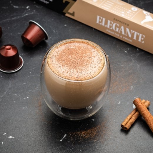 Tahinilatte med Zoégas by Nespresso-kapsel