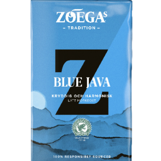 ett paket Blue Java