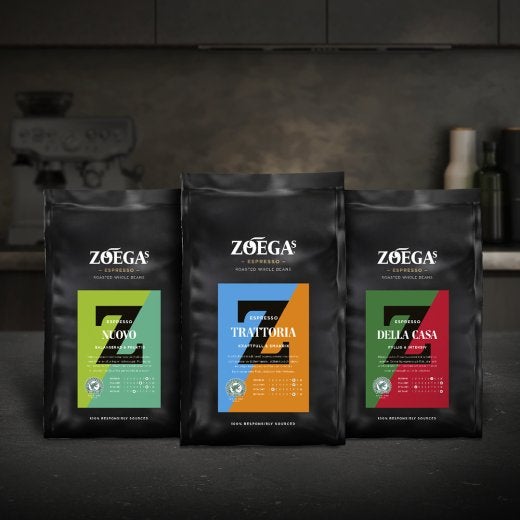 3 paket espresso kaffe 