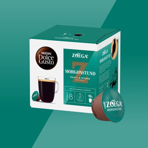 Bild på ett paket kaffekapslar