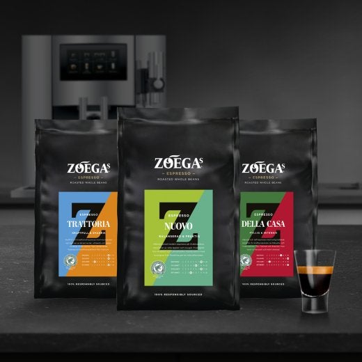 3 paket kaffe
