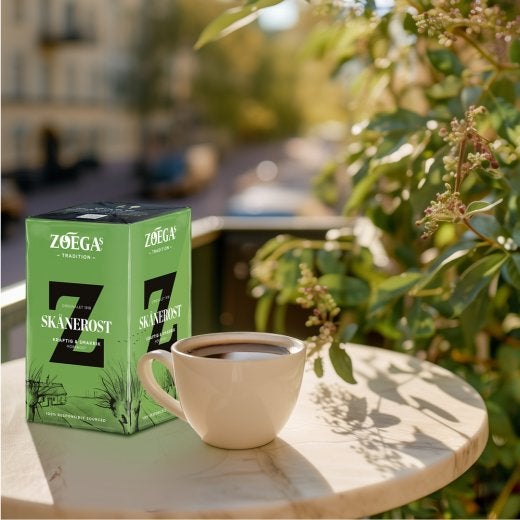 Skånerost och ett kopp kaffe