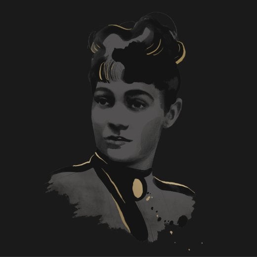 Tecknad bild på Maria Zoégas