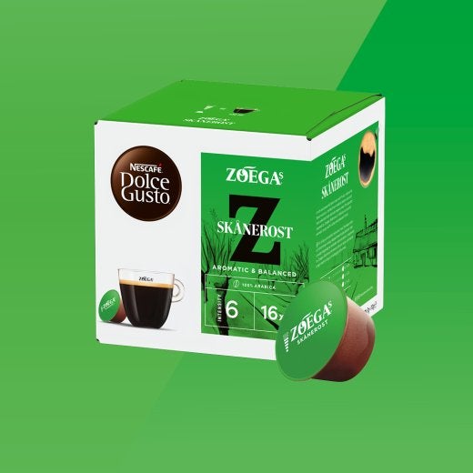 bild på ett paket kaffekapslar 